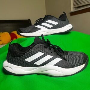 Adidas Black and White Athletic Shoes